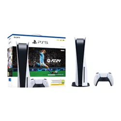 Konsola SONY PlayStation 5 z napędem Blu-ray 4K UHD + EA SPORTS FC 24  (klucz aktywacyjny)