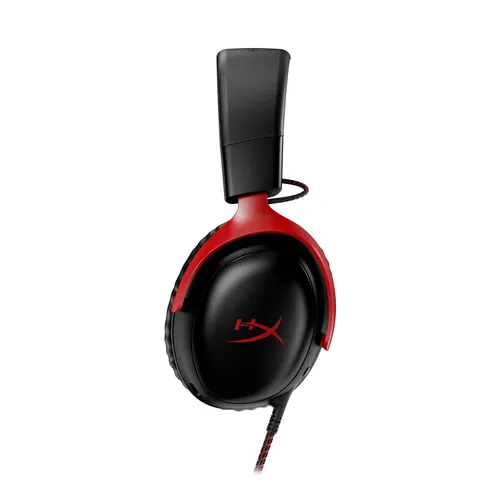 Проводные наушники с микрофоном HyperX Cloud III-черный и красный