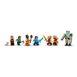 LEGO Minecraft 21273 Воздушный шар Гаст напал на деревню