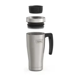 Kubek termiczny z uchwytem Thermos Icon Mug 0,47 l - matte stainless steel