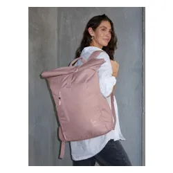 Plecak miejski GOT BAG Rolltop Easy Monochrome - red sand