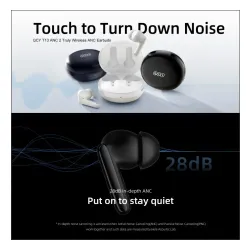 Słuchawki bezprzewodowe QCY T13 ANC2 Dokanałowe Bluetooth 5.3 Biały