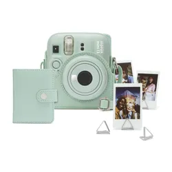 Aparat FUJIFILM Instax Mini 13 Zielony + Pokrowiec + Album + Spinacze