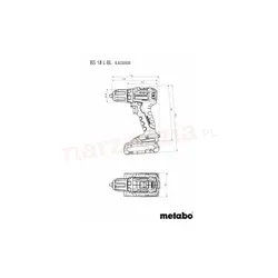 Дрель-шуруповерт аккумуляторная Metabo BS 18 L BL 2x4. 0Ah