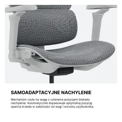 Fotel Anda Seat X-Air Pro XL Gamingowy do 120kg Tkanina Szary