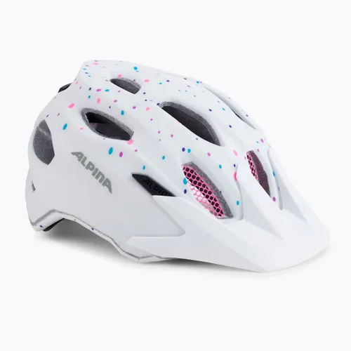 Kask rowerowy dziecięcy Alpina Carapax white