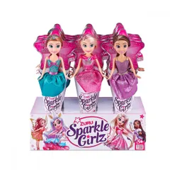 ZURU Sparkle Girlz Кукла Принцесса в конусе 10,5 дюймов высота 12 шт.