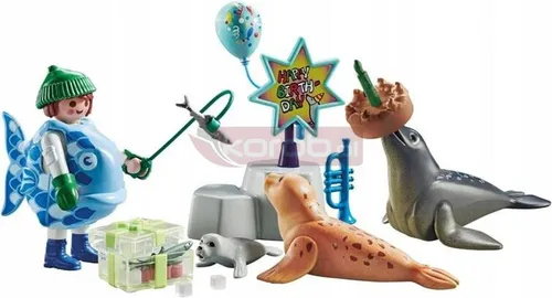 PLAYMOBIL MYLIFE 71448 KARMIENIE ZWIERZĄT FOKI