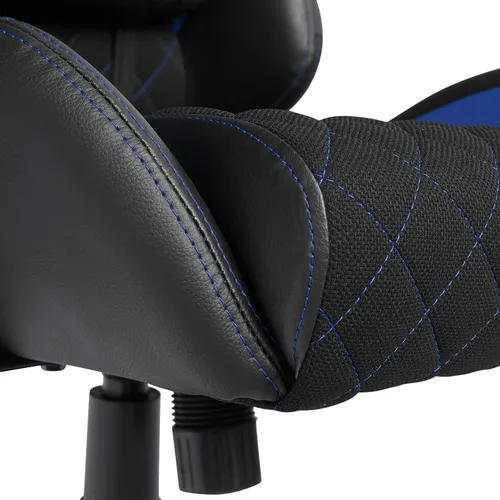 Fotel GAMVIS Phantom Large Czarny (niebieskie elementy)