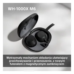 Słuchawki nauszne SONY WH-1000XM6 ANC Czarny