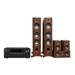 Onkyo TX-NR6100 Cinema Package Black, Taga Harmony TAV 5.0: TAV-607F + C + S Walnut