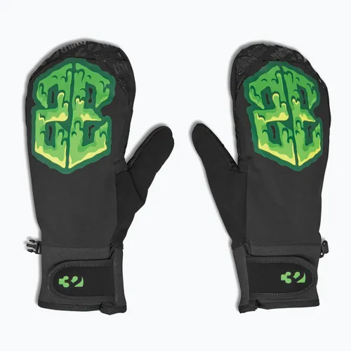 Rękawice snowboardowe męskie ThirtyTwo Gateway Mitt black/green