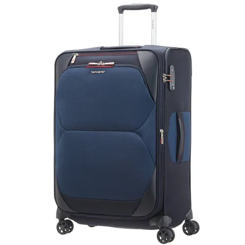 Средний расширяемый чемодан Samsonite Dynamore-blue