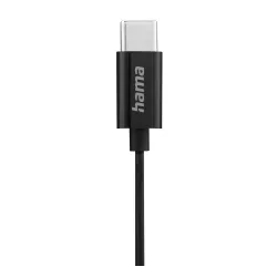Słuchawki przewodowe Hama Season II Douszne USB-C Czarny