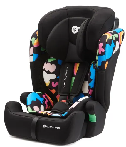 Fotelik samochodowy KINDERKRAFT Comfort Up I-Size Happy Shapes 76-150 cm (9-36 kg) Wielokolorowy