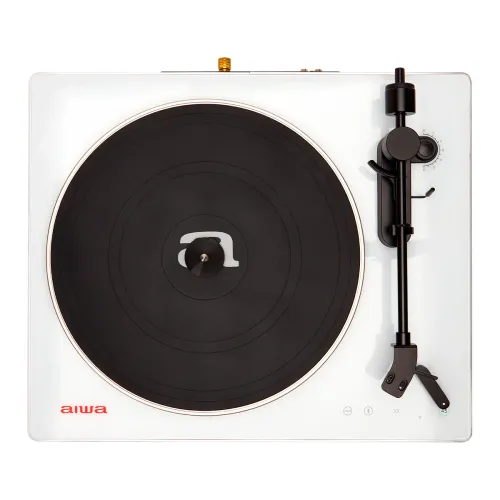 Gramofon Aiwa APX-680BT/WT Półautomatyczny Napęd paskowy Przedwzmacniacz Bluetooth Czarny