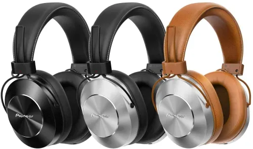 Słuchawki bezprzewodowe Pioneer SE-MS7BT-S Nauszne Bluetooth 3.0 Srebrny