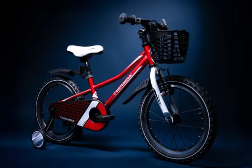 Rower dziecięcy GERMINA BMX 16 cali dla chłopca Czerwony