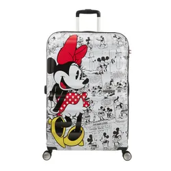 Bavul büyük Amerikalı turist Wavebreaker Disney-Minnie comics white