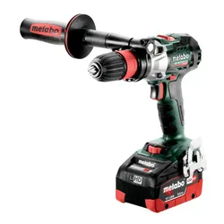 Metabo GB 18 LTX BL Q ve 2x5 diş açma makinesi. 5Ah