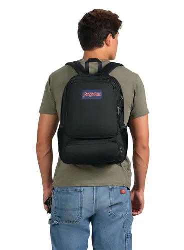 JanSport Doubleton Okul Sırt Çantası-siyah