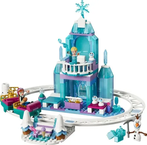 LEGO Disney Princess 43281 Lodowy zamek Elzy i śnieżna przejażdżka