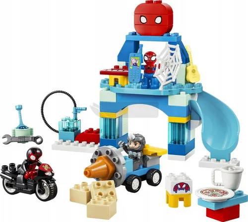 LEGO Duplo 10464 Kryjówka Pajęczej Drużyny, zestaw klocków 2+