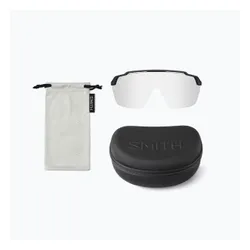 Okulary przeciwsłoneczne Smith Shift XL MAG black/chromapop red mirror/clear