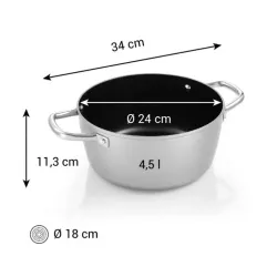 TESCOMA GrandCHEF 4,5 l - garnek ze stali nierdzewnej
