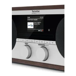 Radioodbiornik TechniSat DigitRadio 451 CD IR Radio FM DAB+ Internetowe Bluetooth Brązowy