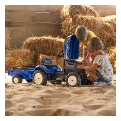 Falk Traktor na Pedały New Holland z Przyczepą i Otwieraną Maską 2-5 lat