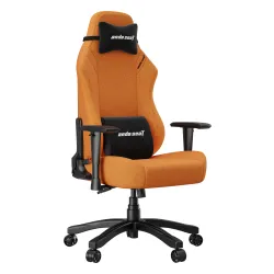 Fotel Anda Seat Luna L Orange Fabric Gamingowy do 100kg Tkanina Pomarańczowy