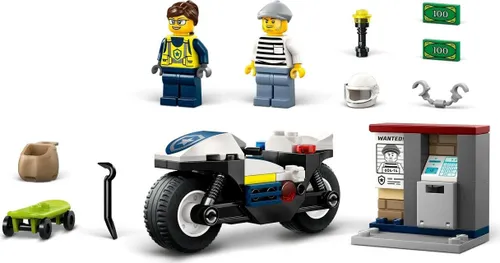 LEGO City 60455 Pościg Na Motocyklu Policyjnym