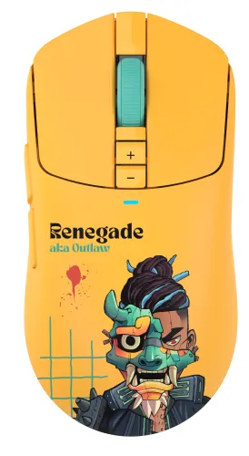 Myszka gamingowa A4tech Bloody R72 Ultra Duo Renegade Sunset Żółty