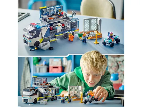 Конструктор LEGO City 60418 полицейский грузовик с криминальной лабораторией