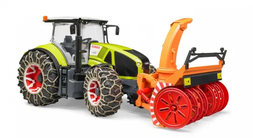 Bruder Professional Series Claas Axion 950 with snow chains and snow blower