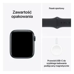 Смарт-часы Apple Watch SE GPS 44 мм алюминиевый спортивный ремешок M / L