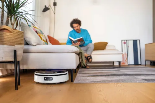 Robot sprzątający Karcher RVF 7 Comfort 1.269-690.0 Funkcja mopowania Stacja oczyszczająca Tworzenie mapy pomieszczenia 82dB Funkcje AI