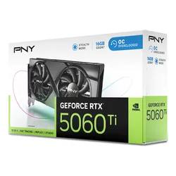 Karta graficzna PNY GeForce RTX 5060 Ti OC Dual Fan 16GB DLSS 4