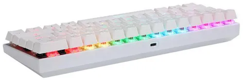 Klawiatura MOTOSPEED SK62 Blue Switch Biały