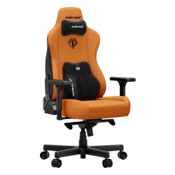 Fotel Anda Seat Kaiser 3E XL Gamingowy do 150kg Tkanina Pomarańczowy