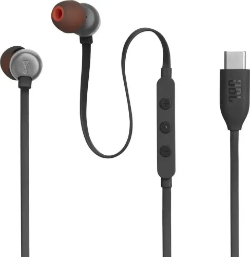 Słuchawki przewodowe JBL Tune 310C USB-C Dokanałowe Czarny