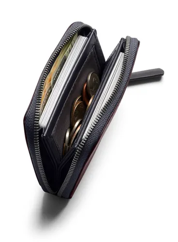 Кожаный кошелек унисекс Bellroy Folio Mini - глубокий сливовый