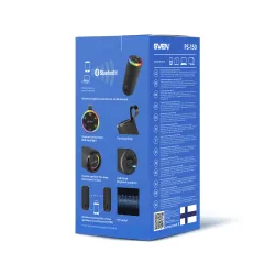 Głośnik Bluetooth Sven PS-150 10W Radio FM Czarny