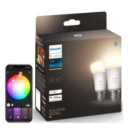 Inteligentna żarówka LED PHILIPS HUE 929001821623 9W E27 Bluetooth, ZigBee (2 szt.)