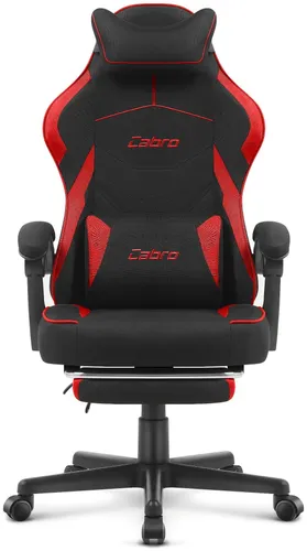 Fotel gamingowy CABRO C502 Czarno-Czerwony