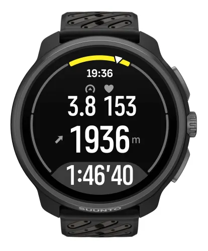 Zegarek sportowy Suunto Race 2 Titanium Black 49mm GPS Czarny-tytanowy