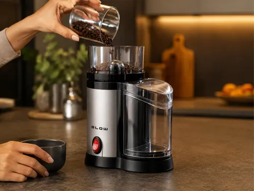Młynek Do Kawy Elektryczny Żarnowy Grinder Mocny 150W 100 g Cicha Praca