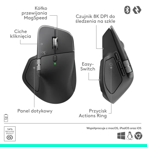 Myszka Logitech MX Master 4 Grafitowy