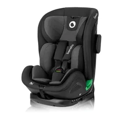 Fotelik samochodowy LIONELO Harper i-Size 76-150 cm (9-36 kg) Czarno-szary